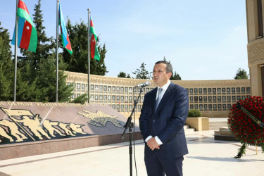 Şəmkirdə 27 sentyabr – Anım Günündə şəhidlərimizin əziz xatirəsi anıldı