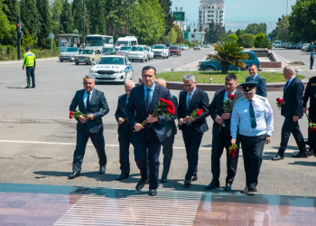 Şəmkirdə xalqımızın Milli Qurtuluş Günü qeyd olunub