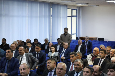 Şəmkirdə su ehtiyatlarından səmərəli istifadə mövzusunda təbdir keçirilib