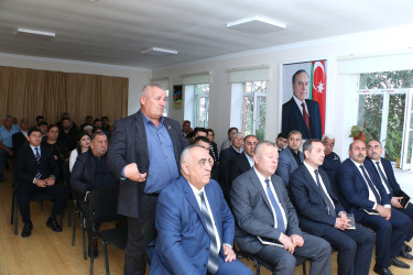 Xuluf kəndində sakinlərimizlə görüş keçirildi