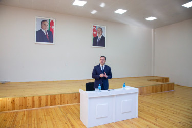 Rayonumuzun ən böyük kəndində sakinlərimizlə səyyar qəbul-görüş keçirildi