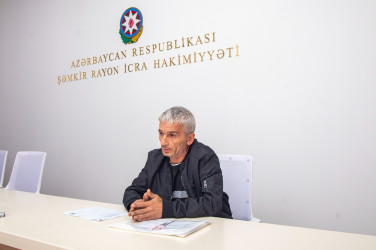 Şəmkir RİH-də vətəndaşların növbəti fərdi qəbulu keçirildi -17 sentyabr 2025