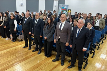 Şəmkirdə Konstitusiya Gününə həsr olunmuş tədbir keçirilib