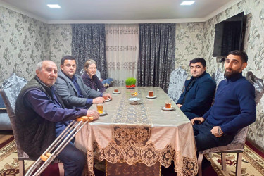 8 Mart - Beynəlxalq Qadınlar Günü münasibətilə şəhid anaları və xanımlar evlərində ziyarət olundu