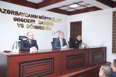 Şəmkirdə “Şəhərsalma və Memarlıq İli” çərçivəsində tikinti və şəhərsalma proseslərində qanun pozuntularına qarşı mübarizə mövzusunda tədbir keçirildi