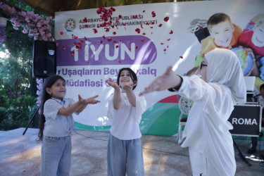 Şəmkirdə 1 İyun – Uşaqların Beynəlxalq Müdafiəsi Günü münasibətilə şəhid övladları üçün bayram şənliyi təşkil olunub