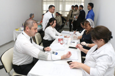 Şəmkirdə könüllü qanvermə aksiyası keçirilib