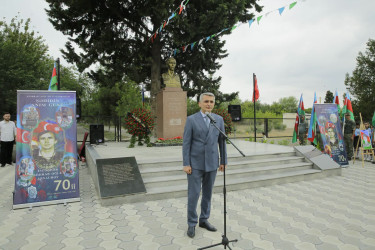 Milli Qəhrəman İs­gəndər Aznaurovun 70 illiyi qeyd olunub