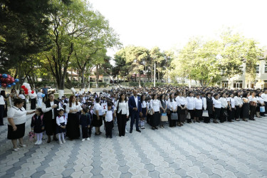Əhməd Cavad adına tam orta ümumtəhsil məktəbinin nəzdində Yeni Tədris Təmayül Məktəbi istifadəyə verildi