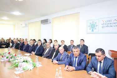 Şəmkirdə Anim Günü ilə bağlı dəyirmi masa keçirilib - 2025