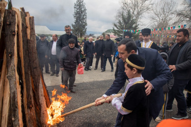 Yel çərşənbəsi Düyərli kənd sakinləri ilə qeyd olundu