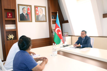Şəmkir RİH başçısının növbəti fərdi qəbulu keçirildi -02 iyul 2025