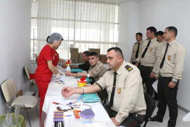 Şəmkirdə könüllü qanvermə aksiyası keçirilib