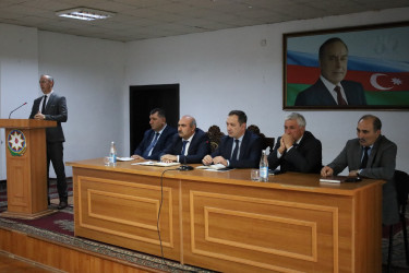 Şəmkirdə su ehtiyatlarından səmərəli istifadə mövzusunda təbdir keçirilib