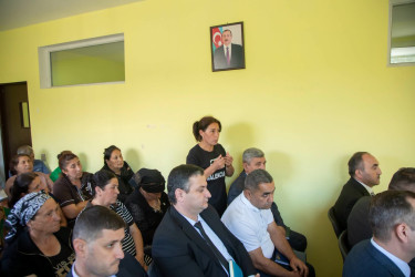 Ələsgərli kəndində sakinlərimizlə görüş keçirildi
