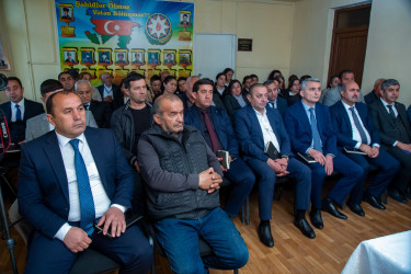 Qaracəmirli kəndində sakinlərlə görüş keçirildi - 29 aprel 2025