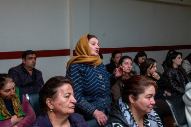 Kür qəsəbəsində sakinlərimizlə səyyar qəbul keçirildi