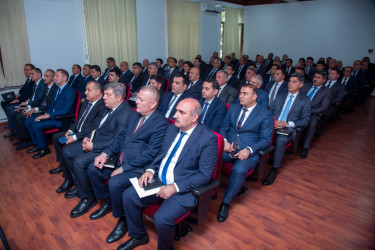 Inzibati Ərazi Dairələri üzrə nümayəndəliklərin və Bələduyyə sədrlərinin iştirakı ilə görüş keçirildi