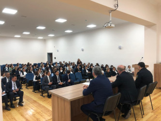 Şəmkirdə narkomaniyaya və erkən nikaha qarşı maarifləndirici tədbir keçirilib
