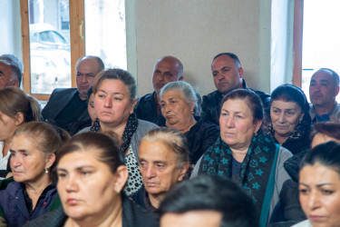 Qədimqala kəndində sakinlərlə səyyar qəbul-görüş keçirildi - 16 aprel 2025