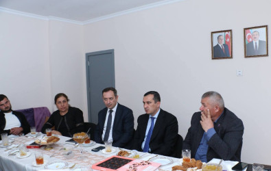 Xuluf kəndində şəhid ailələri və qazilərimizlə görüş keçirilib