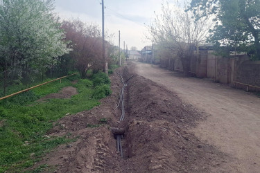 Qaranüy kəndində içməli su təminatının yaxşılaşdırılması istiqamətində işlər görülüb