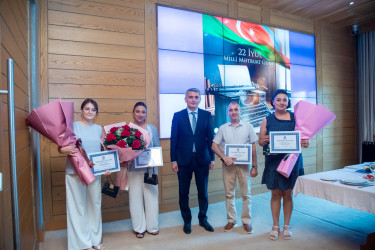 𝐒̧ə𝐦𝐤𝐢𝐫𝐝ə 𝐌𝐢𝐥𝐥𝐢 𝐌ə𝐭𝐛𝐮𝐚𝐭ı𝐦ı𝐳ı𝐧 𝐲𝐚𝐫𝐚𝐧𝐦𝐚𝐬ı𝐧ı𝐧 𝟏𝟓𝟎 𝐢𝐥𝐥𝐢𝐤 𝐲𝐮𝐛𝐢𝐥𝐞𝐲𝐢 𝐦𝐮̈𝐧𝐚𝐬𝐢𝐛ə𝐭𝐢𝐥ə 𝐣𝐮𝐫𝐧𝐚𝐥𝐢𝐬𝐭𝐥ə𝐫𝐥ə 𝐠𝐨̈𝐫𝐮̈𝐬̧ 𝐤𝐞𝐜̧𝐢𝐫𝐢𝐥𝐝𝐢