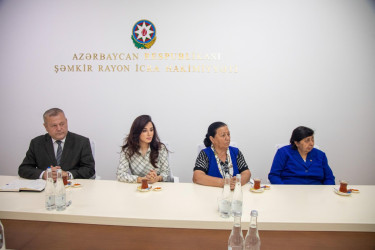 Şəmkirdə qadın müharibə veteranları ilə görüş keçirilib