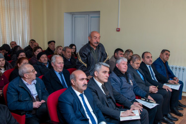 Zəyəm qəsəbəsi sakinləri ilə görüş keçirildi