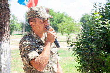 Şəmkirdə “Heydər Əliyev və Azərbaycanda ordu quruculuğu” mövzusunda Silahlı Qüvvələr Gününə həsr olunmuş tədbir keçirilib