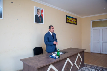 Abbaslı kəndində sakinlərimizlə keçirilən səyyar qəbul-görüş