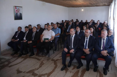 Şəmkir RİH başçısının növbəti səyyar qəbulu Qasımalılar kəndində keçirildi