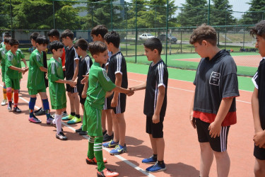 Şəmkirdə 15 İyun - Milli Qurtuluş Gününə həsr olunmuş uşaqlar arasında mini-futbol turniri keçirildi
