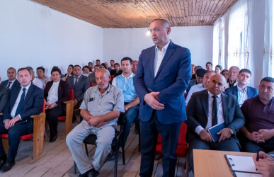 Rəşad Tağıyev Qasımalılar kəndində sakinlərlə görüş keçirdi -04 sentyabr 2025