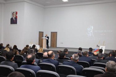 Şəmkirdə “Dövlət və xalq üçün yaşanan ömür” adlı tədbir keçirilib