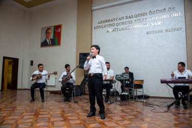 Şəmkirdə Silahlı Qüvvələr Gününə həsr olunmuş tədbir keçirildi