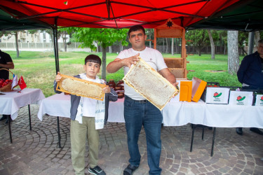Şəmkirli fermerlər Aqrar Biznes Festivalında məhsullarını nümayiş etdiriblər.