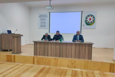 "𝐃𝐢𝐧𝐢 𝐫𝐚𝐝𝐢𝐤𝐚𝐥𝐢𝐳𝐦ə 𝐪𝐚𝐫𝐬̧ı 𝐦𝐮̈𝐛𝐚𝐫𝐢𝐳ə𝐝ə 𝐭ə𝐡𝐬𝐢𝐥𝐢𝐧 𝐫𝐨𝐥𝐮" mövzusunda maarifləndirici tədbir keçirilib