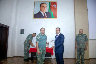 Şəmkirdə 26 İyun – Silahlı Qüvvələr Günü münasibətilə tədbir keçirildi