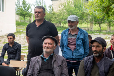 Yeni Göyçə kəndində sakinlərimizlə görüş keçirildi