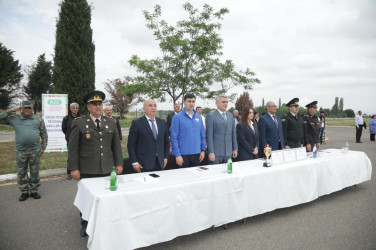 Şəmkirdə “Şahin” hərbi-idman oyunlarının zona birinciliyi keçirilib