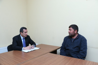 Sakinlərimizlə növbəti səyyar qəbul keçirildi