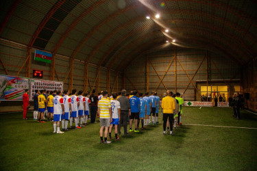 Şəmkirdə 8 Noyabr-Zəfər Gününə həsr olunmuş mini-futbol turniri start götürüb