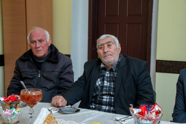 RİH başçısı Qapanlı kəndində şəhid ailələri ilə görüş keçirib