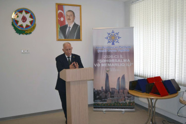 “Ümummilli Lider Heydər Əliyev Azərbaycan xalqının yaddaşında qurucu və xilaskar dövlət xadimi kimi əbədi olaraq yaşayacaqdır” mövzusunda tədbir keçirilib.