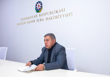 Şəmkir RİH başçısının növbəti fərdi qəbulu keçirilib