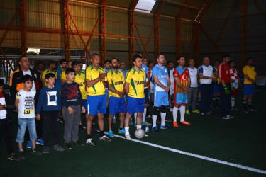 Şəmkirdə Ulu Öndər Heydər Əliyevin anadan olmasının 99 illiyi ilə əlaqədar mini futbol turniri keçirilir