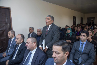 Hacıalılar kəndində sakinlərlə görüş keçirildi.