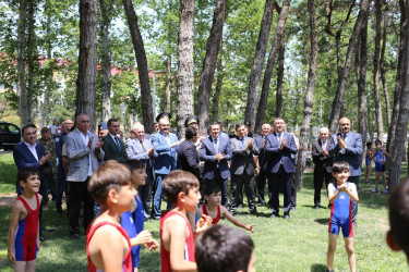 Şəmkirdə Silahlı Qüvvələr Gününə həsr olunmuş İdman Festivalı keçirilib