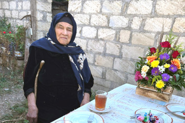 Ahıllar Günündə 112 yaşlı Ulduz nənə ziyarət olundu